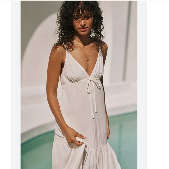 NWT L*Space * Maxi Dress Size S M L Cream - Picture 6 of 11